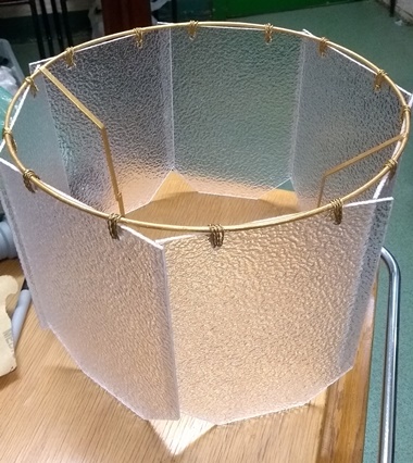 13 finished lampshade