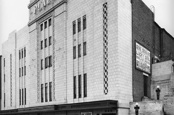Plaza Super Cinema and Variety Theatre facade - Opening day - October 7th 1932