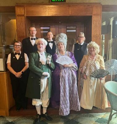 The sensational Plaza Team creating a stunning Fundraising Event for 'Everything Stops For Let Them Eat Cake Tea' which was Magnifique! - 20.07.25